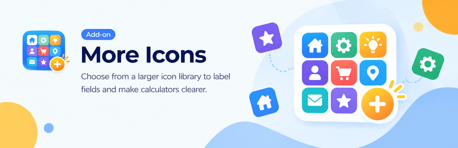 More Icons banner